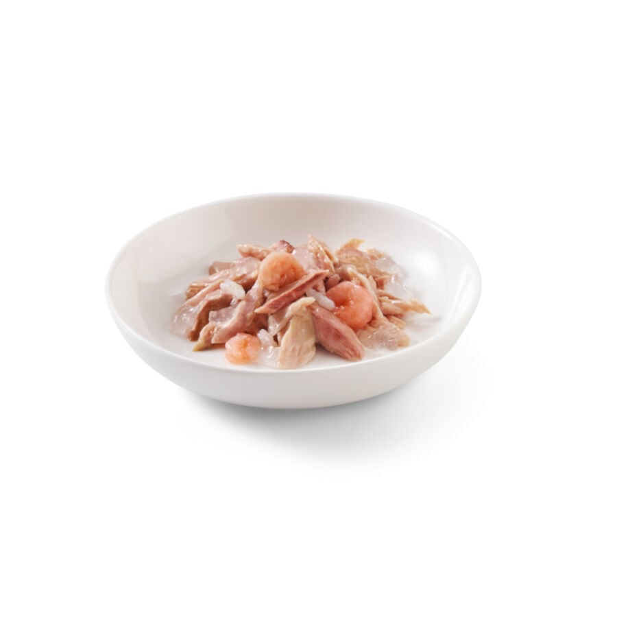 85 g Schesir Adult At&uacute;n con Gambas sobres para gatos, , large Imagen numero 2